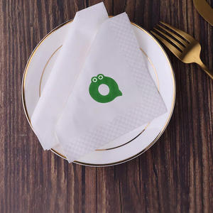 Usine directe 2 plis blanc dîner serviettes Restaurant papier de soie pour usage domestique Premium Stock - Product Image 6
