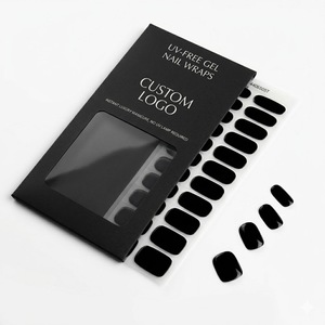 Gel Unghie Senza UV Nero Lucido ad Alta Pigmentazione, Vendita all'Ingrosso, Logo Personalizzato, Senza HEMA, Vegano, Lunga Durata 14 Giorni, Lucentezza Intensa - Product Image 1