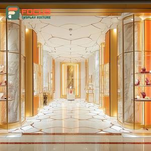 Modern Jewelry Store Interior Display Laminated Finish Brand Store Showcase Cabinet - Product Image 6