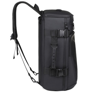 Sac à dos pour ordinateur portable imperméable grande capacité, sac de voyage d'affaires, sac d'école, poignée souple en PU, fermeture éclair, compartiment pour ordinateur, unisexe - Product Image 2