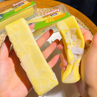 Jouets anti-stress, jouet souple à remontée lente en forme de bâton de beurre, boîte surprise de Noël pour enfants et adultes