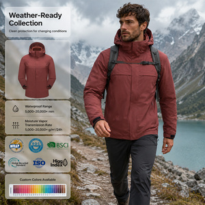 Escalade Ski Sports Extérieur Doublure Amovible Polaire Vêtements De Travail Hommes Et Femmes Veste - Product Image 1