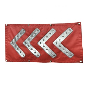 Nhấp nháy <span class=keywords><strong>LED</strong></span> phản xạ mũi tên hướng biểu ngữ Màu Đỏ dấu hiệu giao thông - Product Image 2