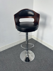 Nuovo Design Sgabello Alto Regolabile in Pelle PU per Uso Domestico e Commerciale, Struttura in Ferro, Sedia da Bar Pieghevole - Product Image 2