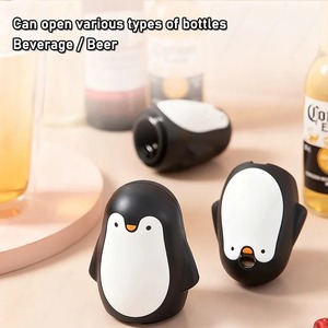 Abridor de Botellas Magnético Automático Penguin, Abridor de Botellas de Cerveza y Bebidas para Fiestas y Bares, Tipo Prensa, Herramientas de Cocina, Decoración del Hogar - Product Image 6