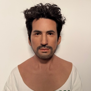 Máscara Facial Humana Realista de Silicona con Cabello |   Cubrecabezas Suave para Hombre y Mujer, Uso Diario, Maquillaje Natural, Disfraz para Halloween - Product Image 3