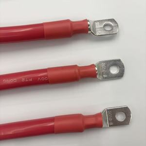 สายแบตเตอรี่รถยนต์สายซิลิโคนอ่อน10/16/25/35mm2พร้อมสายเชื่อม2 4 6 8 AWG 20/30cm สีแดงสีดำสำหรับแบตเตอรี่รถยนต์ - Product Image 3