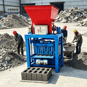 Máquina Automática Hidráulica para Fabricar Bloques de Hormigón Huecos, Equipo de Moldeo con Motor para Uso en la Construcción de Edificios - Product Image 3