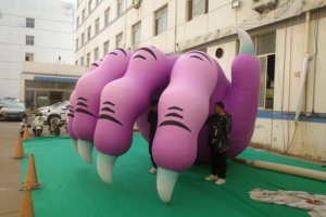 Model Tangan Setan Tiup yang Menyeramkan, Perlengkapan Panggung Tiup untuk Halloween atau Festival Musik, Inflatable untuk Iklan - Product Image 2