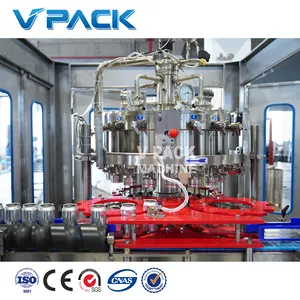 Can Filling And Sealing Machine For Beer Beverage Carbonated Drinks/ Soda Water Canning And Packing Machine/Separate Type Canner