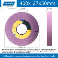 Meule pour rectifieuse plane M7130, 355x127x40mm, à refroidissement par eau, pour matériaux durs traités thermiquement, cercle extérieur, Chine