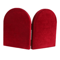 Vente directe usine : Icônes diptyques en bois peintes de rouge pour églises religieuses, décorations artisanales durables pour la maison