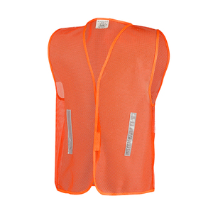 Gilet de sécurité haute visibilité CITICITY léger rouge pour la construction, en maille polyester personnalisée avec bande réfléchissante en PVC - Product Image 1
