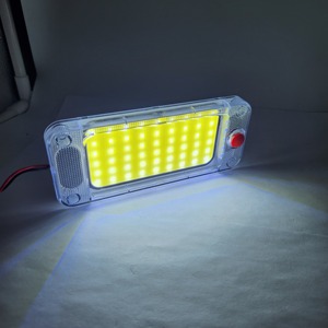 Mini <span class=keywords><strong>ampoule</strong></span> de lecture ultra lumineuse pour voiture <span class=keywords><strong>camion</strong></span> dôme toit plafond intérieur COB 12V 24V intérieur blanc ambiant - Product Image 6