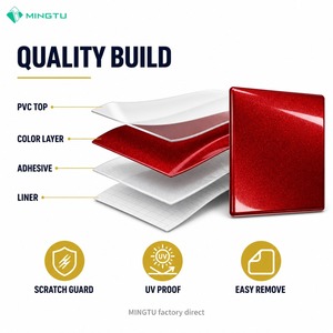 Película de Vinilo para Automóviles MingtuFILM Serie Ultra <span class=keywords><strong>Gloss</strong></span> de 1.52*17m, Superbrillante, Multicolor, PVC, Cambia de Color, Antiarañazos, Protección UV - Product Image 5