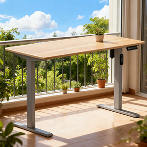 Văn phòng sang trọng Ergonomic đứng điện điều chỉnh chiều cao quản lý văn phòng máy tính điện đứng lên bàn khung - Product Image 4