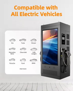 Station de recharge rapide tout-en-un pour véhicules électriques YIXINDIAN DC 30kW 40kW 60kW 80kW 120kW avec écran LED, chargeur EV à double pistolet, montage au sol, OCPP - Product Image 2