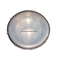 Premium Traditional Silver-Plated Polished Stainless Steel Digital Printing Dhol Tasha Musical Percussion Instrument Home