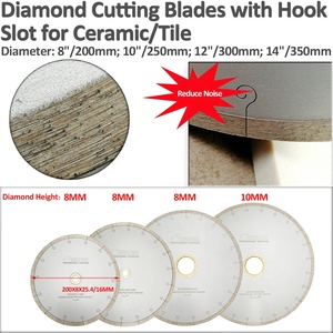 SHDIATOOL 10in 250Mm Hot-Pressed Tiếp Tục Rim Diamond <span class=keywords><strong>Saw</strong></span> Blade Với Khe Móc Tiếng Ồn Thấp Hơn Kim Cương Thông Tư <span class=keywords><strong>Saw</strong></span> Blade Cho Marble - Product Image 4