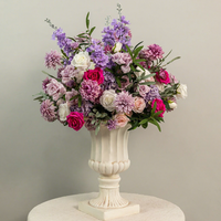 Accessoires de mariage, colonnes romaines, pots de fleurs en fil métallique, marqueurs de chemin floraux, décorations pour vitrine de magasin, événements d'ouverture de boutique, décorations pour la maison, fausses décorations