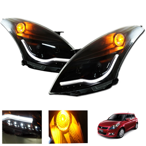 ไฟหน้า LED ปี 2014-2017 สำหรับ Suzuki <span class=keywords><strong>SWIFT</strong></span> สภาพใหม่ อุณหภูมิสี 6000k ไฟเลี้ยว ไฟหน้าสำหรับ <span class=keywords><strong>Swift</strong></span> - Product Image 6