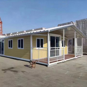 Maison en conteneur extensible à bas prix en Chine petite maison mobile préfabriquée de 20 pieds et 40 pieds pour hôtels fabriqués à partir de panneaux sandwich - Product Image 2