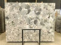 Dalles de marbre gris Terrazzo Breccia Ceppo Digre d'Italie, carreaux Nova Di Gre Ceppo pour usage intérieur, poli et fini, pour sols, murs et escaliers