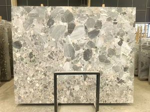 Lastre di Marmo Grigio Terrazzo Breccia <span class=keywords><strong>Ceppo</strong></span> Digre Italiano, Piastrelle Nova Di Gre <span class=keywords><strong>Ceppo</strong></span> per Interni, Lucidate e Levigate per Pavimenti, Pareti e Scale - Product Image 1