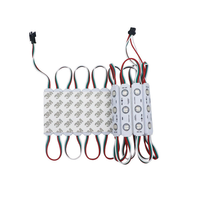 Module LED Pixel Lumineux Numérique Couleurs Rêves RGB 12V 24V WS2811 IC 75MM*15MM 3LED 5050 Lentille Injectée Intelligente Magique Adressable