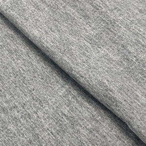 Tela de rayón de alta calidad 95% Viscosa 5% Spandex Jersey Knit Plain Dyed T-Shirts para niños Rib Style - Product Image 1
