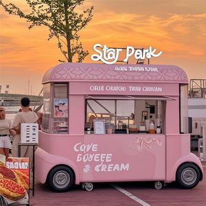 Food Truck Mobile con Cucina Completa, Rimorchio per Cibo da Asporto Completamente Attrezzato Secondo gli Standard USA - Product Image 1