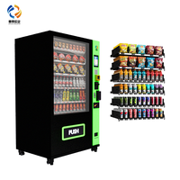 Distributeur automatique intelligent en libre-service pour collations, boissons et glaces avec système entièrement automatique pour la vente au détail d'aliments et de boissons