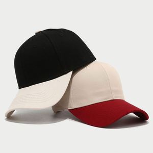 Gorra de Béisbol de 6 Paneles con Visera Rígida, de Algodón, para Hombre y Mujer, con Costuras de Colores y Protección Solar, Nueva Llegada 2025 - Product Image 2