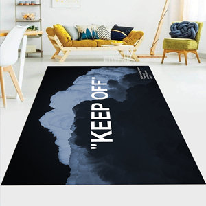 <span class=keywords><strong>Tapis</strong></span> populaire avec citation « <span class=keywords><strong>KEEP</strong></span> <span class=keywords><strong>OFF</strong></span> », décoration intérieure Hypebeast, <span class=keywords><strong>tapis</strong></span> de sol, <span class=keywords><strong>tapis</strong></span> de salle de bain, <span class=keywords><strong>tapis</strong></span> durables noirs pour le salon - Product Image 3