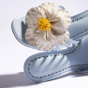 Sandales à talons hauts personnalisées pour femmes Chaussures de mariée de mariage en cuir avec semelle intérieure en caoutchouc/EVA Styles d'été Chaussures Pour Les Dames - Product Image 6