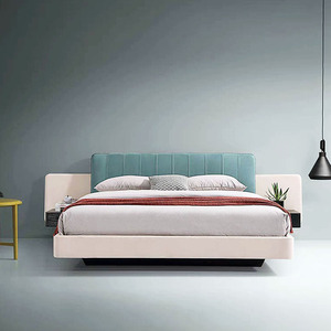 <span class=keywords><strong>Letto</strong></span> Matrimoniale King Size di Lusso Moderno in Legno Massello e Pelle, Set di Mobili Imbottiti per <span class=keywords><strong>Camera</strong></span> <span class=keywords><strong>da</strong></span> <span class=keywords><strong>Letto</strong></span> Principale, Ideale per Matrimoni - Product Image 5