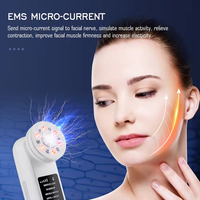 Nuevo Dispositivo de Belleza Multifunción Recargable para Uso Doméstico, Masajeador Facial de Mano con Microcorriente, Vibración, Frío/Calor