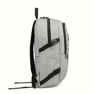 Custom Logo Unisex <b>Black</b> Nylon Oxford Leather <b>Backpack</b> Bag Laptop <b>Backpack</b> Office <b>Backpack</b> for <b>Men</b> - Product Image 3