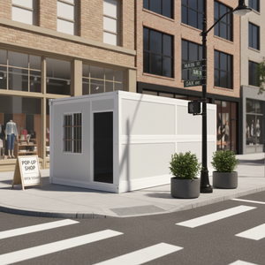 Casa Contenedor <span class=keywords><strong>de</strong></span> Acero Plegable Prefabricada Tipo X, Económica, Duradera y <span class=keywords><strong>de</strong></span> Venta al Por Mayor, Aplicable a una Amplia Gama <span class=keywords><strong>de</strong></span> Escenarios - Product Image 1