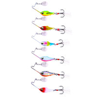 Leurre vibrant en métal VIB 10g/15g/20g, appât artificiel dur à super lancer avec paillettes vibrantes pour poisson mandarin