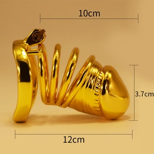 FRRK-54 Jaula de Castidad Masculina con Dildo Largo, Dispositivo de Castidad SM, Candado para Pene, Herramientas Sexuales, Candado de Castidad para Hombres - Product Image 4