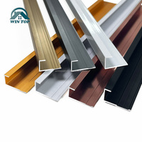Profilé en aluminium de qualité supérieure pour panneau, garniture en alliage d'aluminium, protection d'angle, embout décoratif, bande de protection pour panneau mural