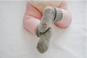Chaussettes lavables de bébé de <span class=keywords><strong>laine</strong></span> mérinos, confortables et respirables - Product Image 6