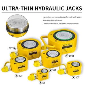 Herramientas de elevación hidráulicas de perfil bajo de acero, ultrafinas, portátiles, ajustables, tipo Jack, de 5T/10T/20T/30T/50T - Product Image 3