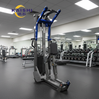 Máquina de remo sentado Kaishi, equipo comercial de remo sentado con carga de pin para entrenamiento de espalda y músculo latissimus, equipo de gimnasio y fitness.