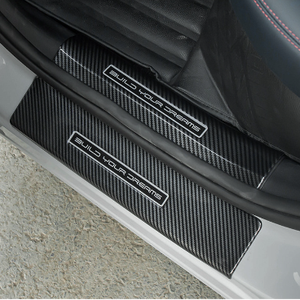 Protezione Soglia Porta Auto in ABS Effetto Fibra di Carbonio per BYD Atto3, SUV e Berlina Universali, Personalizzabile OEM, Vendita all'Ingrosso - Product Image 5