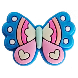 Nuovi Charm per <span class=keywords><strong>Scarpe</strong></span> Xiami in PVC <span class=keywords><strong>con</strong></span> Stampa Coccodrillo, Fiore e Farfalla, Accessori Unisex Fai-da-Te - Product Image 3