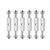 Réparateur de boîtier de prise multifonctionnel universel de type 86/118 avec tige de support, vis et clés