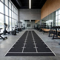 Maßgefertigter Farbiger Künstlicher Fitness-Teppich 2M x 16,1M HRX LINE PRODUCTS Schlittenlaufbahn Indoor Gym Rasen Umweltfreundlich Langlebig