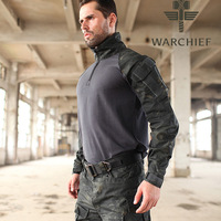 Équipement extérieur en chef: haut de costume de grenouille de scorpion, chemise à couleurs bloquées de camouflage extérieur